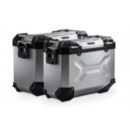 Σετ βάσεων και βαλιτσών SW-Motech TRAX ADV Suzuki V-Strom 800DE ασημί