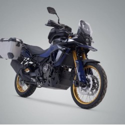 Σετ βάσεων και βαλιτσών SW-Motech TRAX ADV Suzuki V-Strom 800DE ασημί