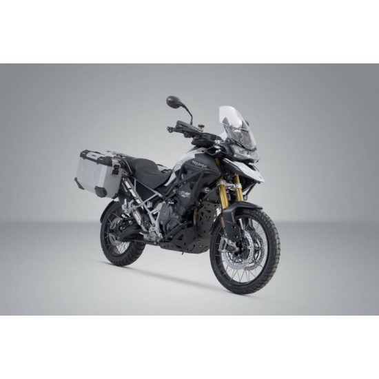 Σετ βάσεων και βαλιτσών SW-Motech TRAX ADV Triumph Tiger 1200 GT/Rally/Pro 22- ασημί Σετ βάσεων και βαλιτσών SW-Motech TRAX ADV Triumph Tiger 1200 GT/Rally/Pro 22- ασημί