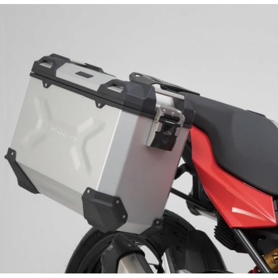 Σετ βάσεων και βαλιτσών SW-Motech TRAX ADV 45 lt. BMW F 900 R/XR ασημί Σετ βάσεων και βαλιτσών SW-Motech TRAX ADV 45 lt. BMW F 900 R/XR ασημί