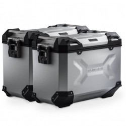 Σετ βάσεων και βαλιτσών SW-Motech TRAX ADV 45 lt. Ducati Multistrada 950/1200 Enduro ασημί