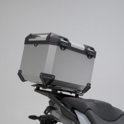 Σετ βάσης και βαλίτσας topcase SW-Motech TRAX ADV BMW S 1000 XR 20- ασημί (χωρίς BMW σχάρα)