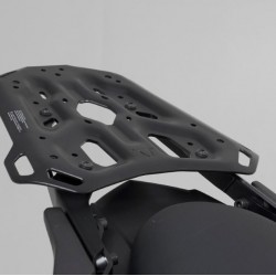 Σετ βάσης και βαλίτσας topcase SW-Motech TRAX ADV Kawasaki Versys 650 15- ασημί