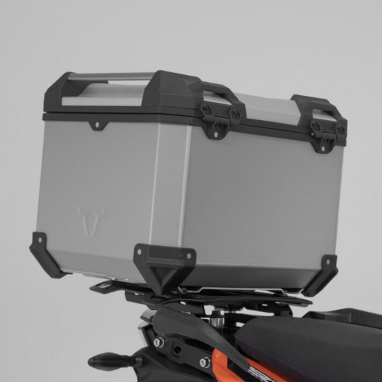 Σετ βάσης και βαλίτσας topcase SW-Motech TRAX ADV KTM 890 Adventure/R ασημί Σετ βάσης και βαλίτσας topcase SW-Motech TRAX ADV KTM 890 Adventure/R ασημί