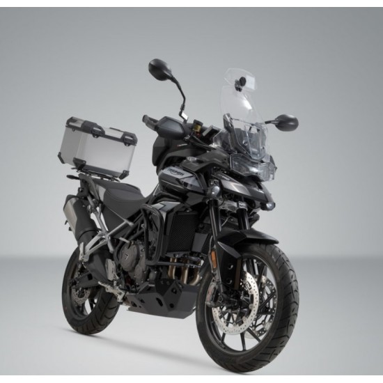 Σετ βάσης και βαλίτσας topcase SW-Motech TRAX ADV Triumph Tiger 1200 GT/Rally/Pro/Explorer 22- ασημί Σετ βάσης και βαλίτσας topcase SW-Motech TRAX ADV Triumph Tiger 1200 GT/Rally/Pro/Explorer 22- ασημί