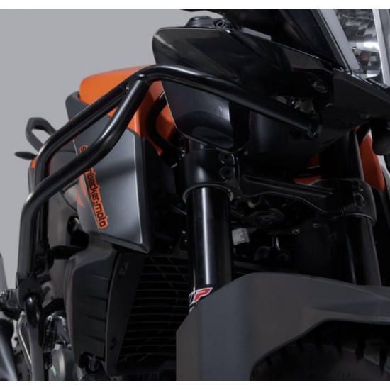 Άνω προστατευτικά κάγκελα SW-Motech για ΟΕΜ κάγκελα KTM 390 Adventure μαύρα Άνω προστατευτικά κάγκελα SW-Motech για ΟΕΜ κάγκελα KTM 390 Adventure μαύρα