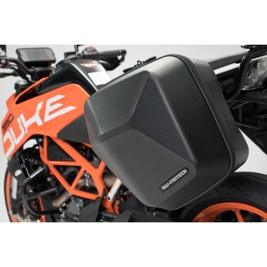Σετ βάσεων και πλαϊνών βαλιτσών SW-Motech Urban ABS 33 lt. KTM 125-390 Duke 17- (σετ) Σετ βάσεων και πλαϊνών βαλιτσών SW-Motech Urban ABS 33 lt. KTM 125-390 Duke 17- (σετ)
