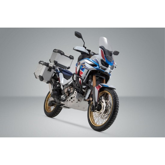 Ολοκληρωμένο σετ βάσεων και βαλιτσών SW-Motech TRAX ADV Honda CRF 1100L Africa Twin Adventure Sports ασημί Ολοκληρωμένο σετ βάσεων και βαλιτσών SW-Motech TRAX ADV Honda CRF 1100L Africa Twin Adventure Sports ασημί