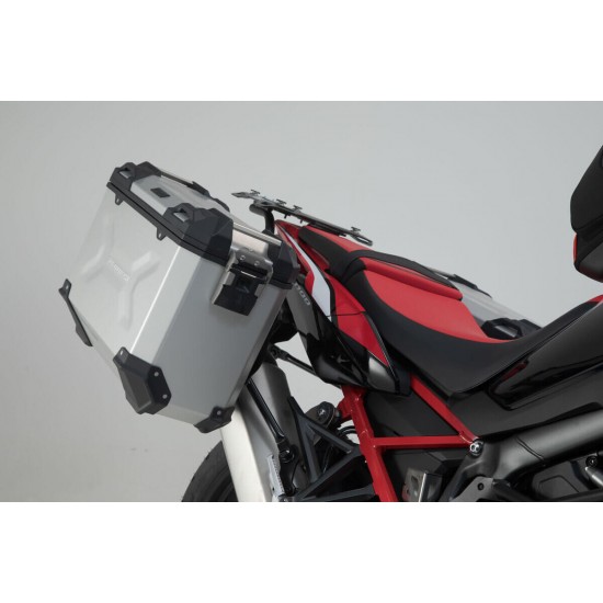 Ολοκληρωμένο σετ βάσεων και βαλιτσών SW-Motech TRAX ADV Honda CRF 1100L Africa Twin -21 ασημί Ολοκληρωμένο σετ βάσεων και βαλιτσών SW-Motech TRAX ADV Honda CRF 1100L Africa Twin -21 ασημί