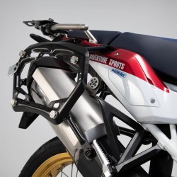 Ολοκληρωμένο σετ βάσεων και βαλιτσών SW-Motech TRAX ADV Honda CRF 1100L Africa Twin Adventure Sports ασημί