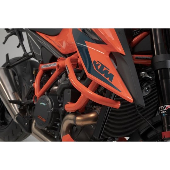 Προστατευτικά κάγκελα κινητήρα SW-Motech KTM 1290 Super Duke R 20- πορτοκαλί Προστατευτικά κάγκελα κινητήρα SW-Motech KTM 1290 Super Duke R 20- πορτοκαλί