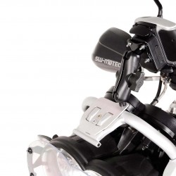 Βάση GPS SW-Motech πάνω από τα όργανα BMW R 1200 GS 08-12