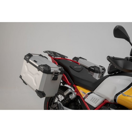 Σετ βάσεων και βαλιτσών SW-Motech TRAX ADV Moto Guzzi V85 TT μαύρο Σετ βάσεων και βαλιτσών SW-Motech TRAX ADV Moto Guzzi V85 TT μαύρο