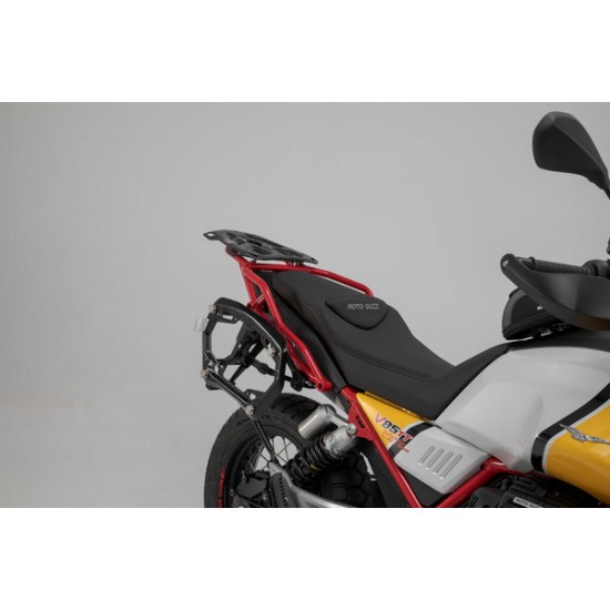 Σετ βάσεων και βαλιτσών SW-Motech TRAX ADV Moto Guzzi V85 TT μαύρο Σετ βάσεων και βαλιτσών SW-Motech TRAX ADV Moto Guzzi V85 TT μαύρο
