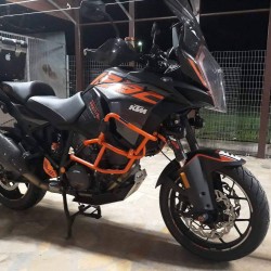 Άνω προστατευτικά κάγκελα SW-Motech για ΟΕΜ κάγκελα KTM 1290 Super Adventure S/R πορτοκαλί -20