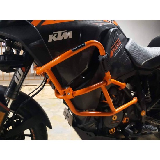 Άνω προστατευτικά κάγκελα SW-Motech για ΟΕΜ κάγκελα KTM 1290 Super Adventure S/R πορτοκαλί -20 Άνω προστατευτικά κάγκελα SW-Motech για ΟΕΜ κάγκελα KTM 1290 Super Adventure S/R πορτοκαλί -20
