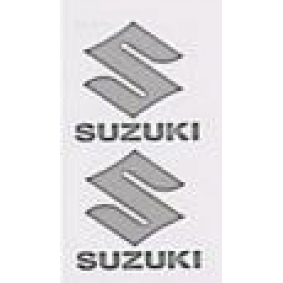 Αυτοκόλλητα Suzuki ασημί Αυτοκόλλητα Suzuki ασημί