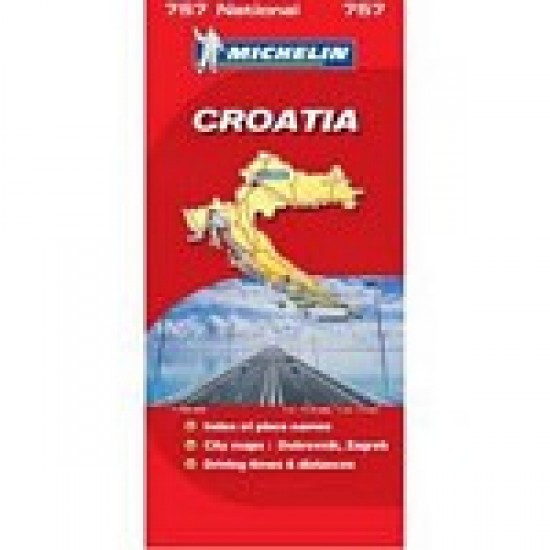 Χάρτης Κροατίας Michelin road map Χάρτης Κροατίας Michelin road map
