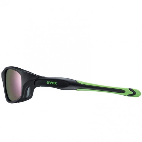Γυαλιά UVEX Sportstyle 507 μαύρα ματ - πράσινα παιδικά Γυαλιά UVEX Sportstyle 507 μαύρα ματ - πράσινα παιδικά