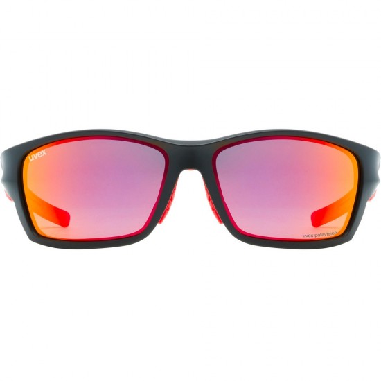 Γυαλιά UVEX Sportstyle 232 P μαύρα ματ-κόκκινα Γυαλιά UVEX Sportstyle 232 P μαύρα ματ-κόκκινα
