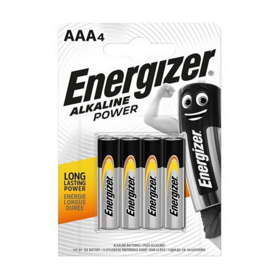 Αλκαλικές μπαταρίες Energizer Alkaline AAA (σετ 4) Αλκαλικές μπαταρίες Energizer Alkaline AAA (σετ 4)
