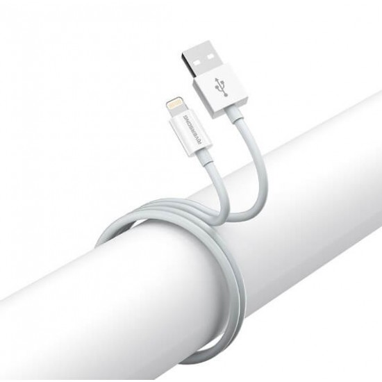 Καλώδιο φόρτισης USB σε Lightning 3A Lotus 0.8 λευκό (1,2m) Καλώδιο φόρτισης USB σε Lightning 3A Lotus 0.8 λευκό (1,2m)