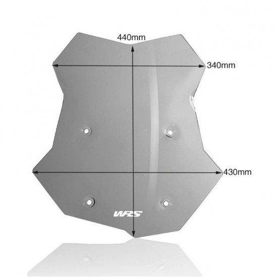 Ζελατίνα WRS Caponord BMW F 850 GS σκούρο φιμέ Ζελατίνα WRS Caponord BMW F 850 GS σκούρο φιμέ