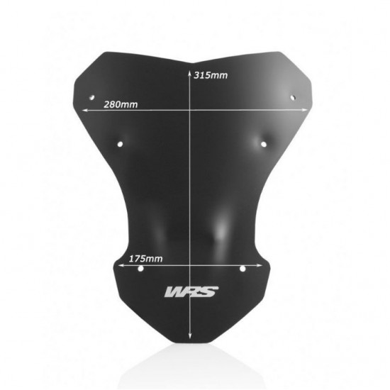 Ζελατίνα WRS Sport Honda CRF 1000L Africa Twin/Adventure Sports μαύρη ματ Ζελατίνα WRS Sport Honda CRF 1000L Africa Twin/Adventure Sports μαύρη ματ