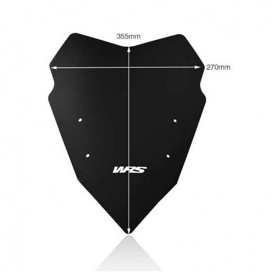 Ζελατίνα WRS Sport Yamaha MT-09 Tracer -17 μαύρη ματ Ζελατίνα WRS Sport Yamaha MT-09 Tracer -17 μαύρη ματ