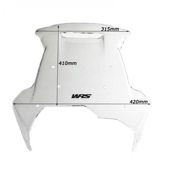 Ζελατίνα WRS Touring ψηλή BMW F 650/800 GS 08- διάφανη Ζελατίνα WRS Touring ψηλή BMW F 650/800 GS 08- διάφανη