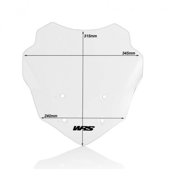Ζελατίνα WRS Touring ψηλή BMW G 310 GS -19 διάφανη Ζελατίνα WRS Touring ψηλή BMW G 310 GS -19 διάφανη
