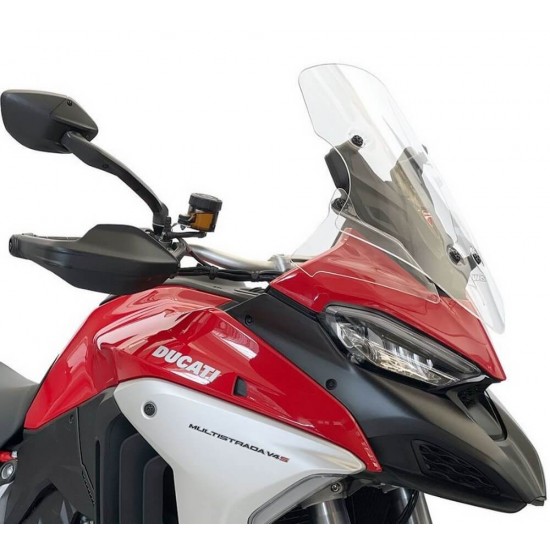 Ζελατίνα WRS Touring ψηλή Ducati Multistrada V4/S/S Sport διάφανη Ζελατίνα WRS Touring ψηλή Ducati Multistrada V4/S/S Sport διάφανη