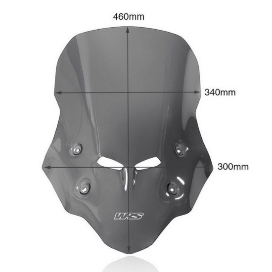 Ζελατίνα WRS Touring ψηλή Honda CB 500 X 16- σκούρο φιμέ Ζελατίνα WRS Touring ψηλή Honda CB 500 X 16- σκούρο φιμέ