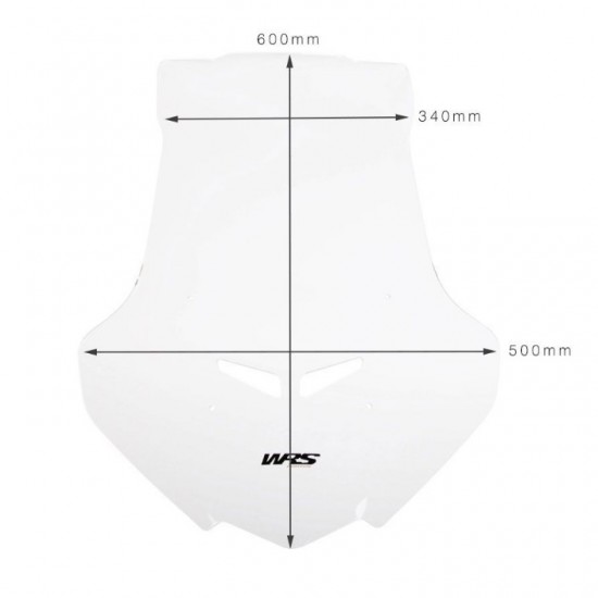 Ζελατίνα WRS Touring ψηλή Honda Integra 700-750 12-19 διάφανη Ζελατίνα WRS Touring ψηλή Honda Integra 700-750 12-19 διάφανη