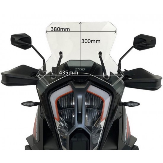 Ζελατίνα WRS Touring ψηλή KTM 1290 Super Adventure S/R 21- διάφανη Ζελατίνα WRS Touring ψηλή KTM 1290 Super Adventure S/R 21- διάφανη