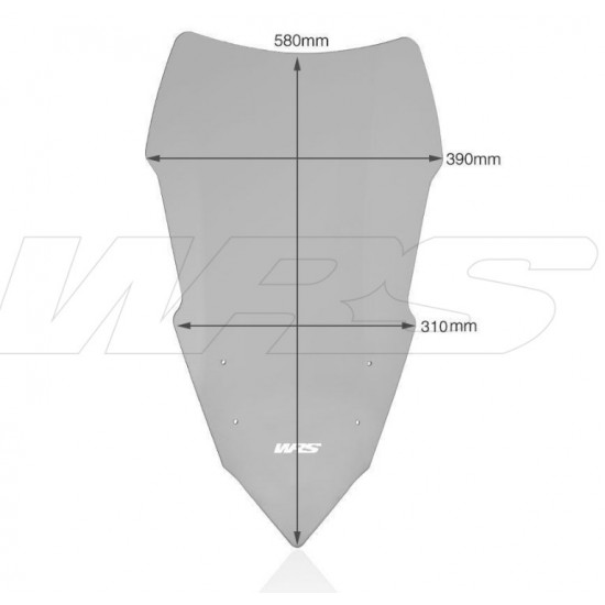 Ζελατίνα WRS Touring ψηλή Yamaha MT-09 Tracer -17 ελαφρώς φιμέ Ζελατίνα WRS Touring ψηλή Yamaha MT-09 Tracer -17 ελαφρώς φιμέ