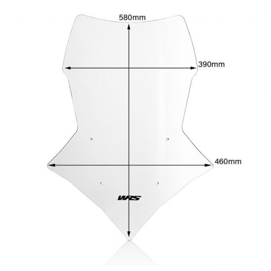 Ζελατίνα WRS Touring ψηλή Yamaha Tracer 9/GT διάφανη