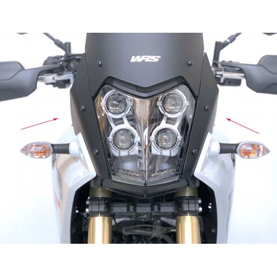 Πλαϊνά βοηθήματα αέρα WRS Yamaha Tenere 700 μαύρο ματ Πλαϊνά βοηθήματα αέρα WRS Yamaha Tenere 700 μαύρο ματ