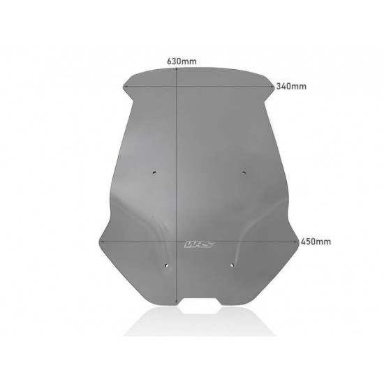 Ζελατίνα WRS Touring ψηλή Honda ADV 350 ελαφρώς φιμέ Ζελατίνα WRS Touring ψηλή Honda ADV 350 ελαφρώς φιμέ