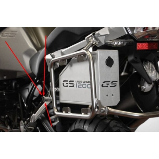 Τάπες για OEM πλαϊνές βάσεις βαλιτσών Wunderlich BMW R 1250 GS/Adv.  μαύρες (σετ)