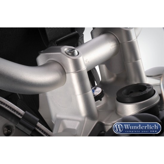 Αποστάτες τιμονιού 25 χιλ. Wunderlich BMW R 1250 GS/Adv. ασημί Αποστάτες τιμονιού 25 χιλ. Wunderlich BMW R 1250 GS/Adv. ασημί