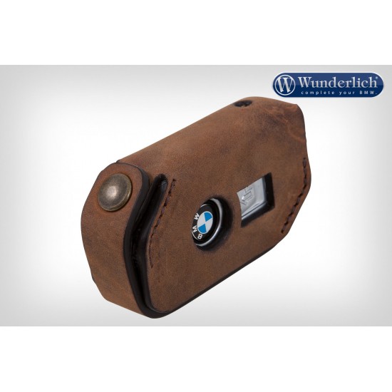 Δερμάτινη θήκη κλειδιού Wunderlich για μοντέλα BMW Keyless Ride καφέ Δερμάτινη θήκη κλειδιού Wunderlich για μοντέλα BMW Keyless Ride καφέ
