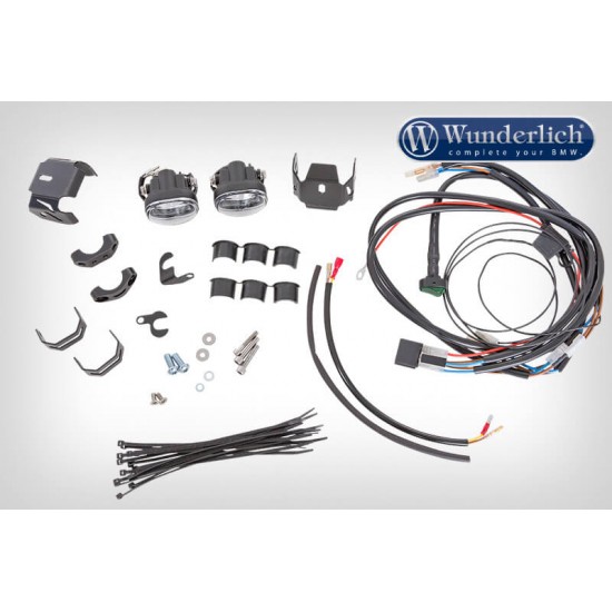 Προβολάκια Micro Flooter LED με βάσεις για κάγκελα Suzuki DL 650 V-Strom μαύρα Προβολάκια Micro Flooter LED με βάσεις για κάγκελα Suzuki DL 650 V-Strom μαύρα