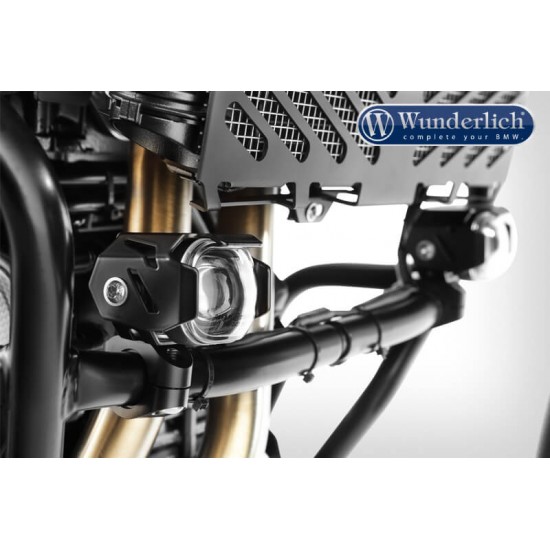 Προβολάκια Micro Flooter LED με βάσεις για κάγκελα Suzuki DL 650 V-Strom μαύρα Προβολάκια Micro Flooter LED με βάσεις για κάγκελα Suzuki DL 650 V-Strom μαύρα