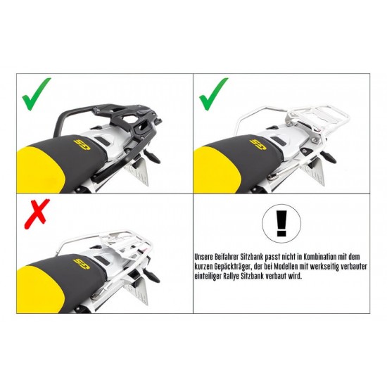 Σέλα συνεπιβάτη Wunderlich Active Comfort BMW R 1200 GS /Adv. LC 13- Σέλα συνεπιβάτη Wunderlich Active Comfort BMW R 1200 GS /Adv. LC 13-