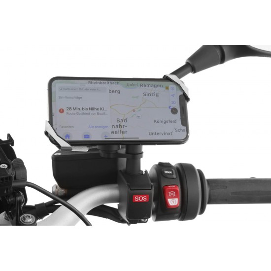 Βάση στήριξης θήκης Smartphone "Multiclamp"σε βάση καθρέπτη Βάση στήριξης θήκης Smartphone "Multiclamp"σε βάση καθρέπτη