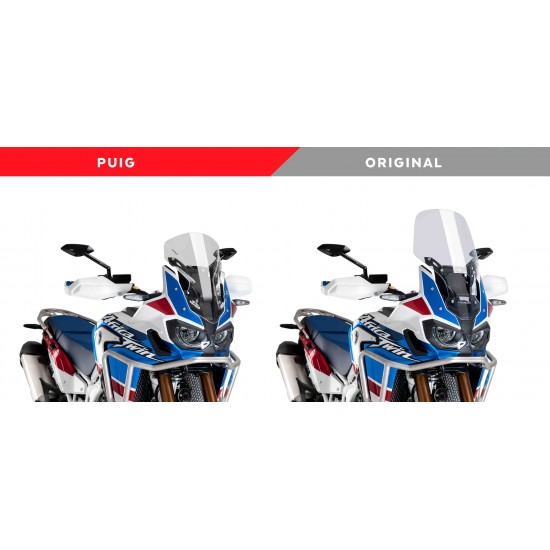 Ζελατίνα Puig Sport Honda CRF 1000L Africa Twin/Adventure Sports μαύρη