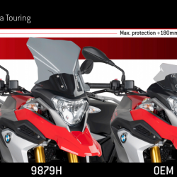 Ζελατίνα Puig Touring BMW G 310 GS μαύρη