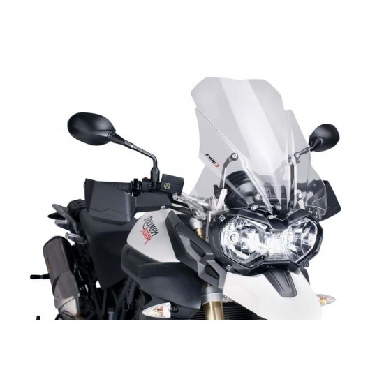 Ζελατίνα Puig Touring ρυθμιζόμενη Triumph Tiger 800/XC/XR διάφανη -17