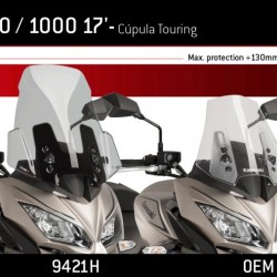 Ζελατίνα Puig touring Kawasaki Versys 650 15- διάφανη